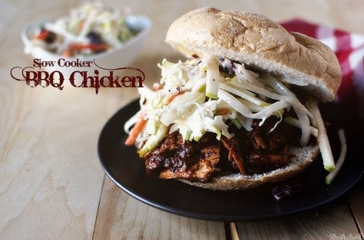 Slow Cooker Barbecue Pulled Chicken from GirlCarnivore