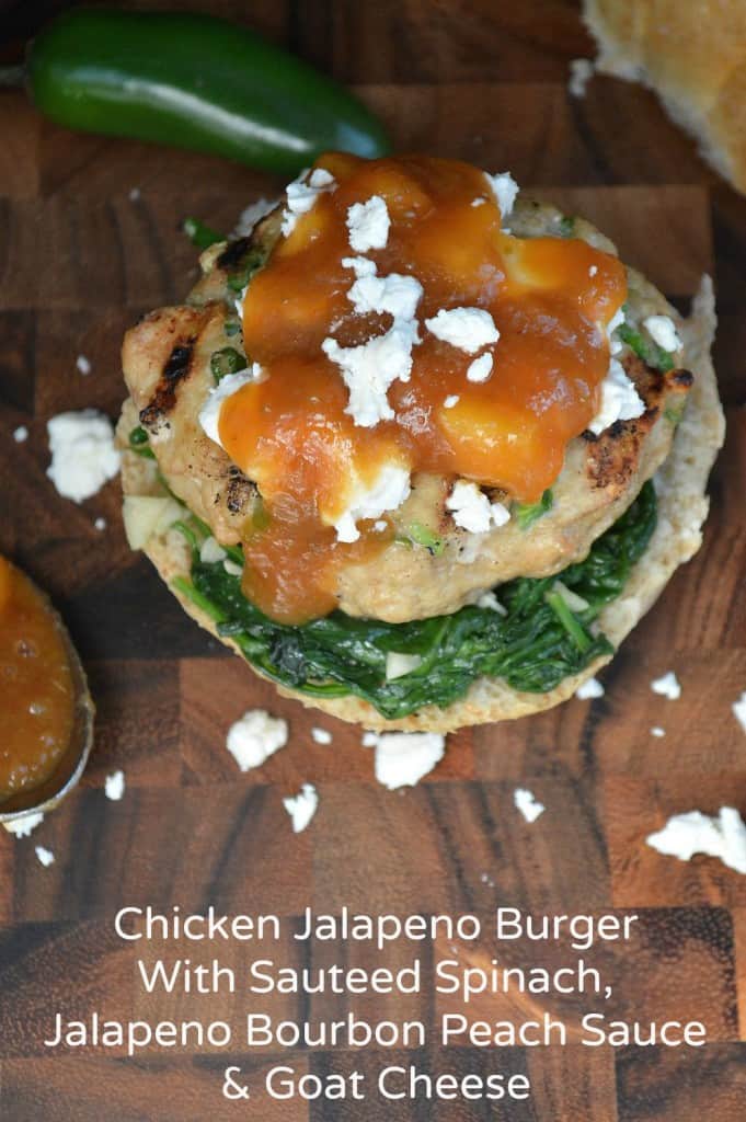 Chicken-Jalapeno-Burger-with-Wilted-Spinach-Bourbon-Peach-Sauce-t-681x1024