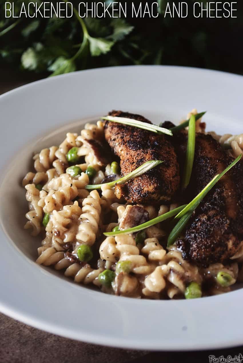 Blackened Chicken Mac And Cheese | Kita Roberts GirlCarnivore.com