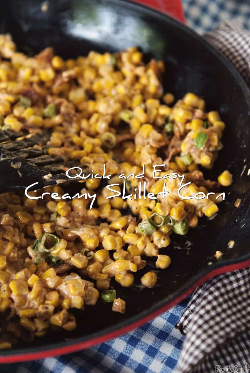 Creamy Skillet Corn | Kita Roberts GirlCarnivore.com