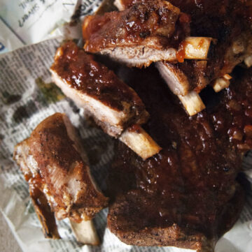 Smoked BBQ St Louis Ribs | Kita Roberts Girl Carnivore