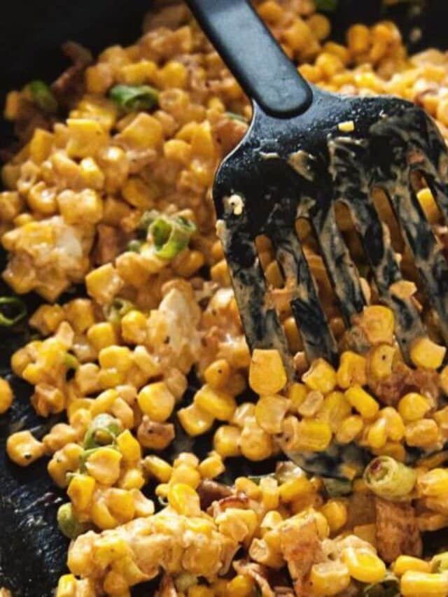 Quick and Easy Creamy Skillet Corn Story