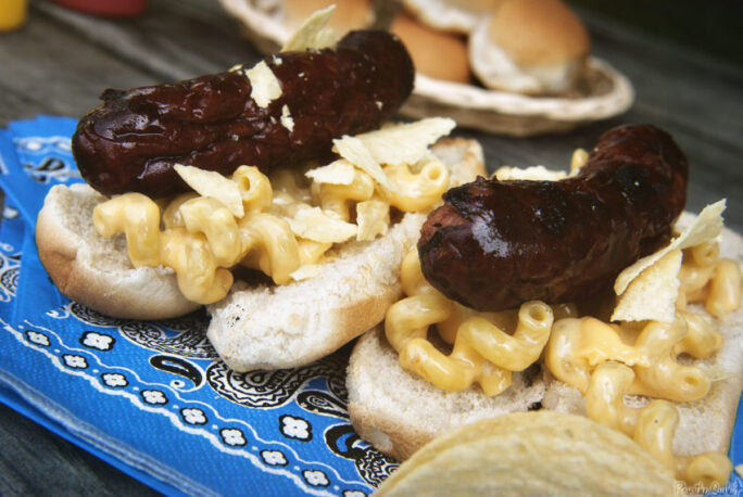 mac and cheese weenie roast