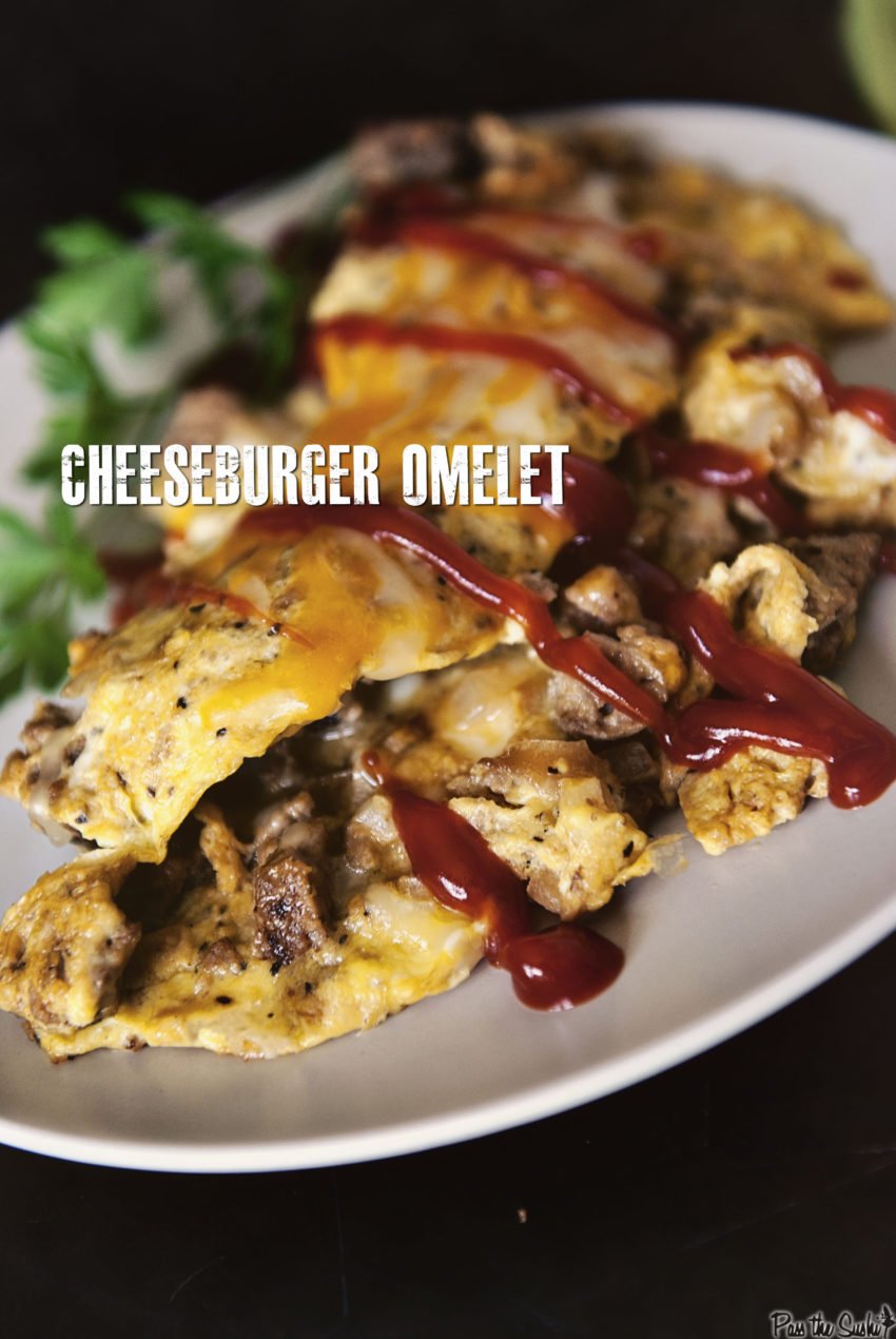 Cheeseburger Omelet | Kita Roberts GirlCarnivore.com