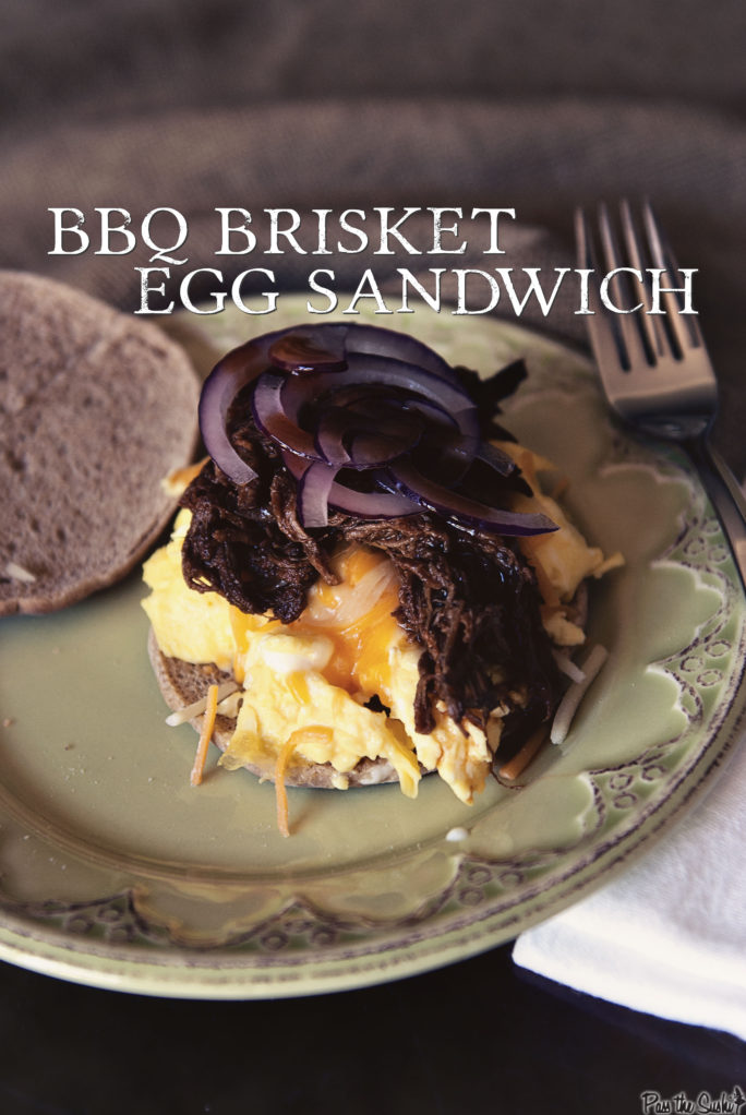 BBQ Brisket Egg Sandwich | Kita Roberts GirlCarnivore.com