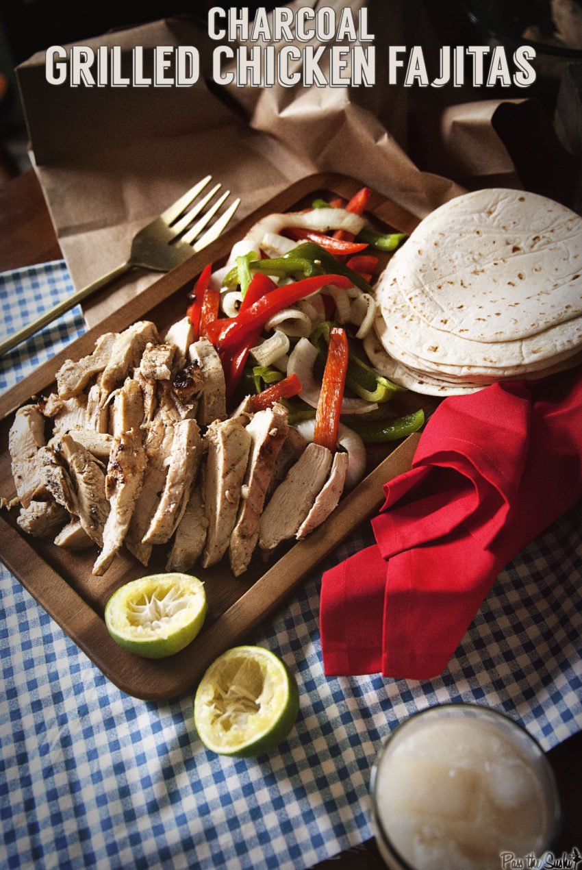 Charcoal Grilled Chicken Fajitas | Kita Roberts GirlCarnivore.com