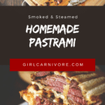 We start with a corned beef that we smoke with an easy rub recipe for the best homemade smoked - and then steamed pastrami you have ever tasted! This method uses both the smoker and steaming in the oven to keep everything fresh and totally loaded with flavor! #pastrami #homemadepastrami #smokedmeat #beef