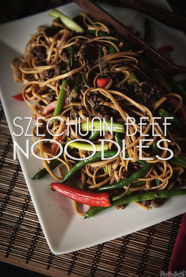 Spicy Szechuan Beef Noodle Recipe on GirlCarnivore
