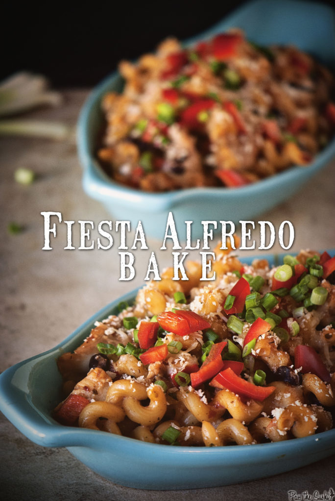 Fiesta Alfredo Mac and Cheese | Kita Roberts GirlCarnivore.com