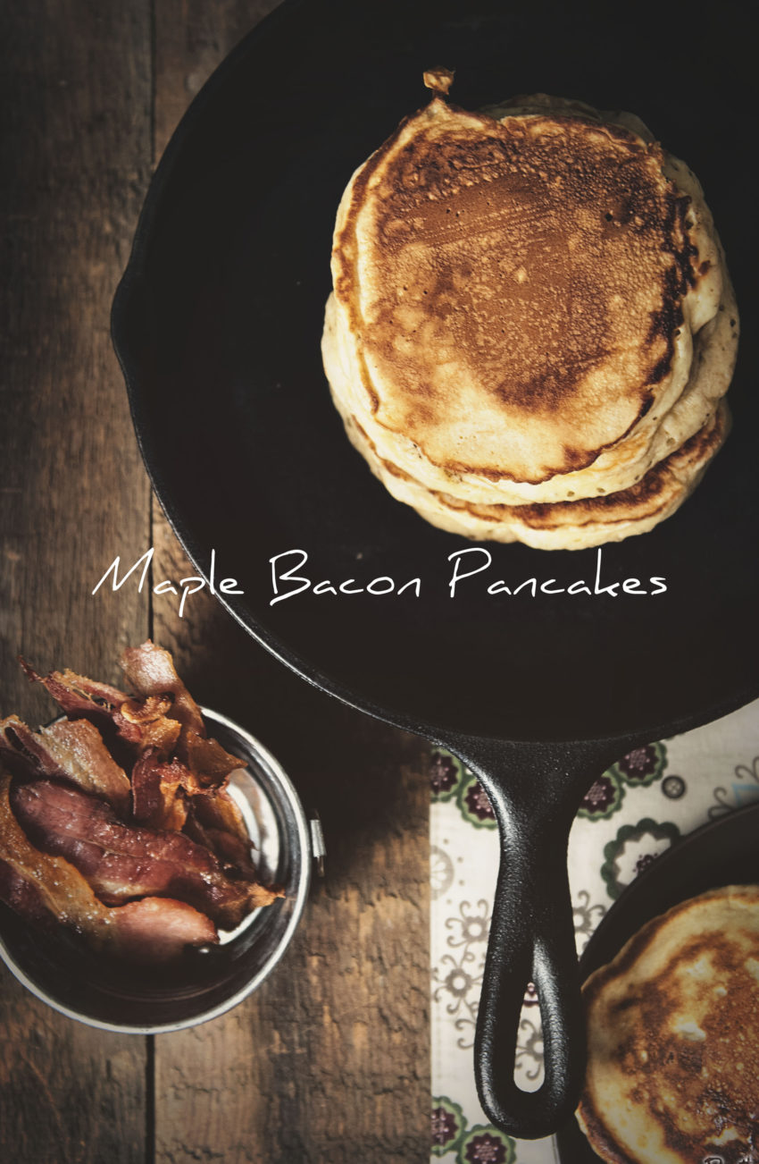 Maple Bacon Pancakes | Kita Roberts GirlCarnivore.com