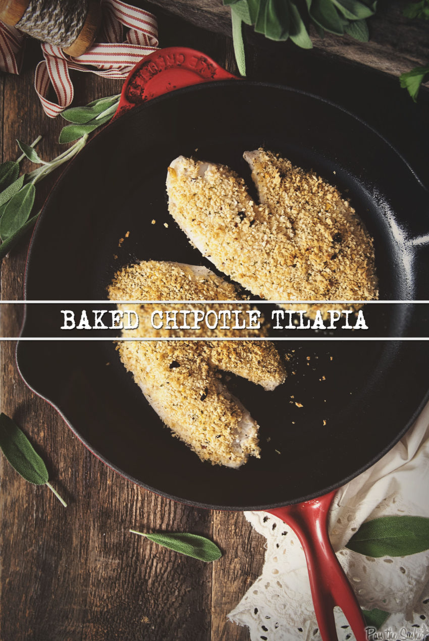 Baked Chipotle Tilapia | Kita Robers GirlCarnivore.com
