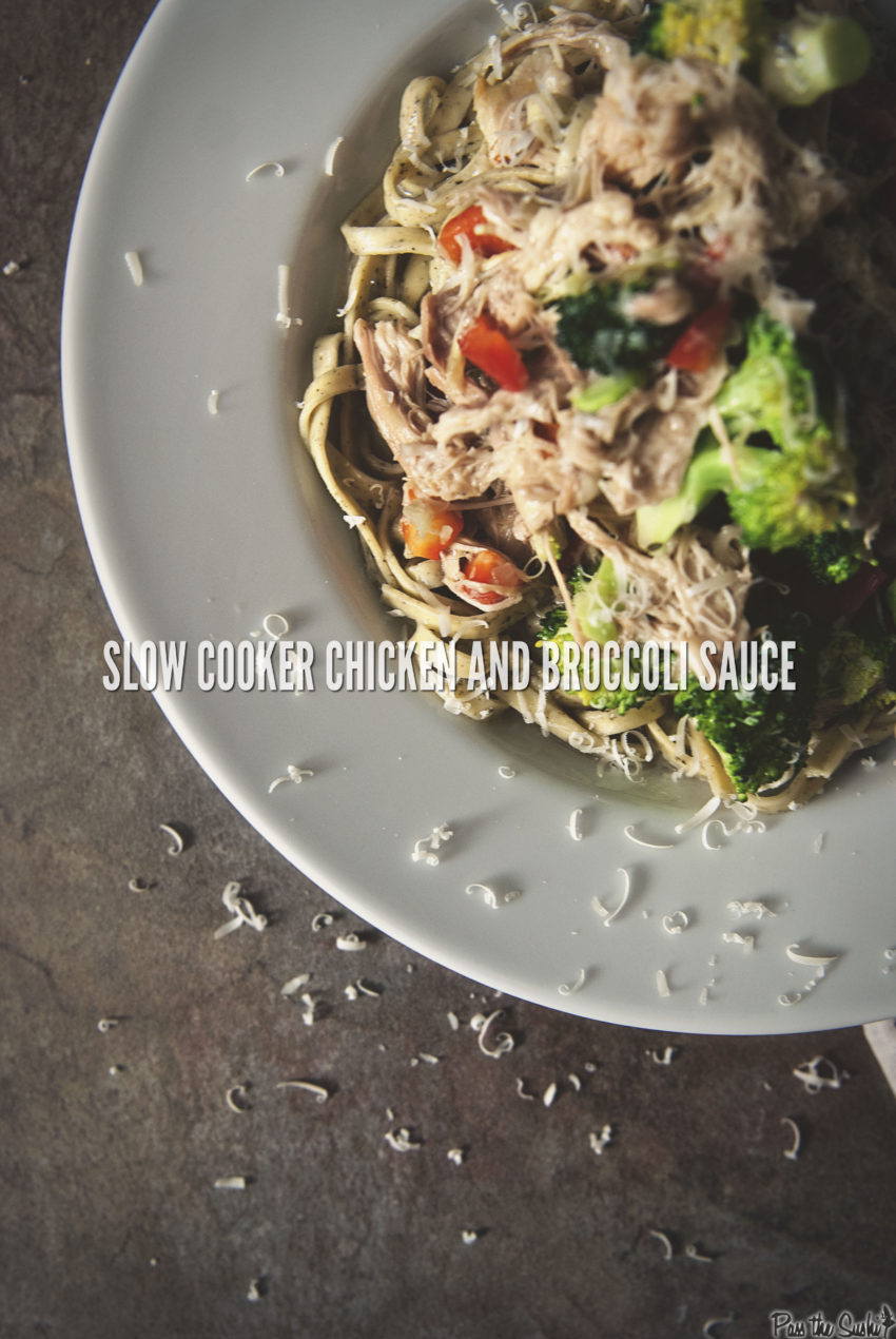 Slow Cooker Chicken and Broccoli Sauce | Kita Roberts GirlCarnivore.com