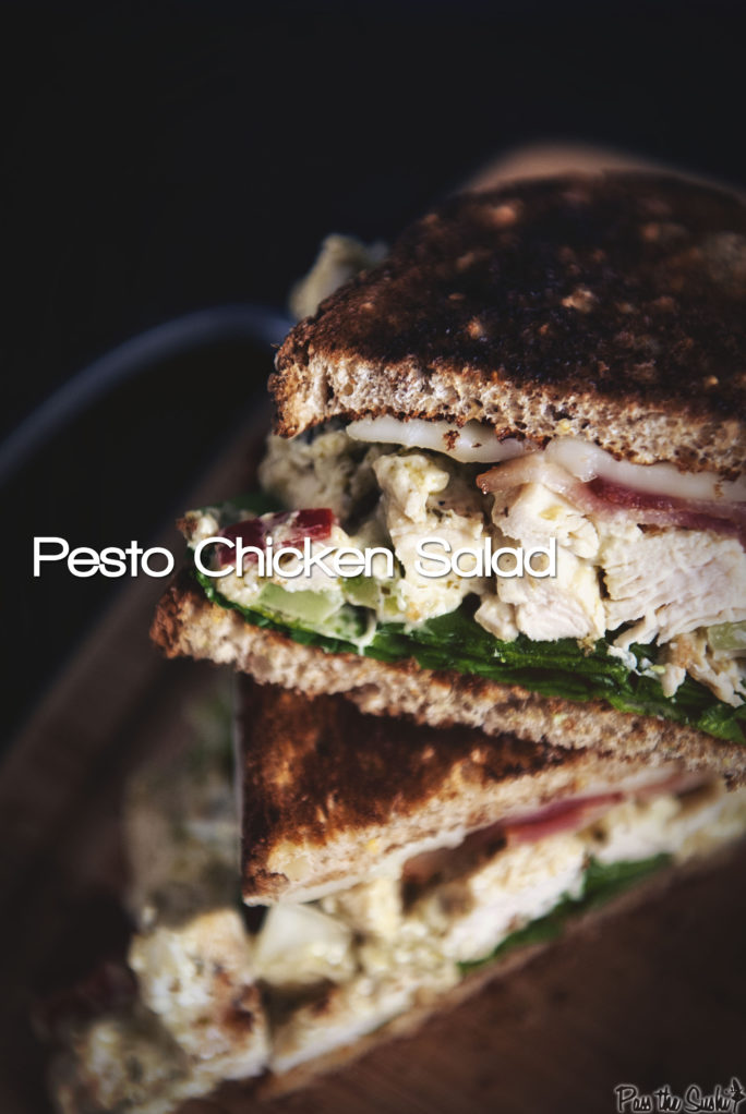 Pesto Chicken Salad for Two | Kita Roberts GirlCarnivore.com