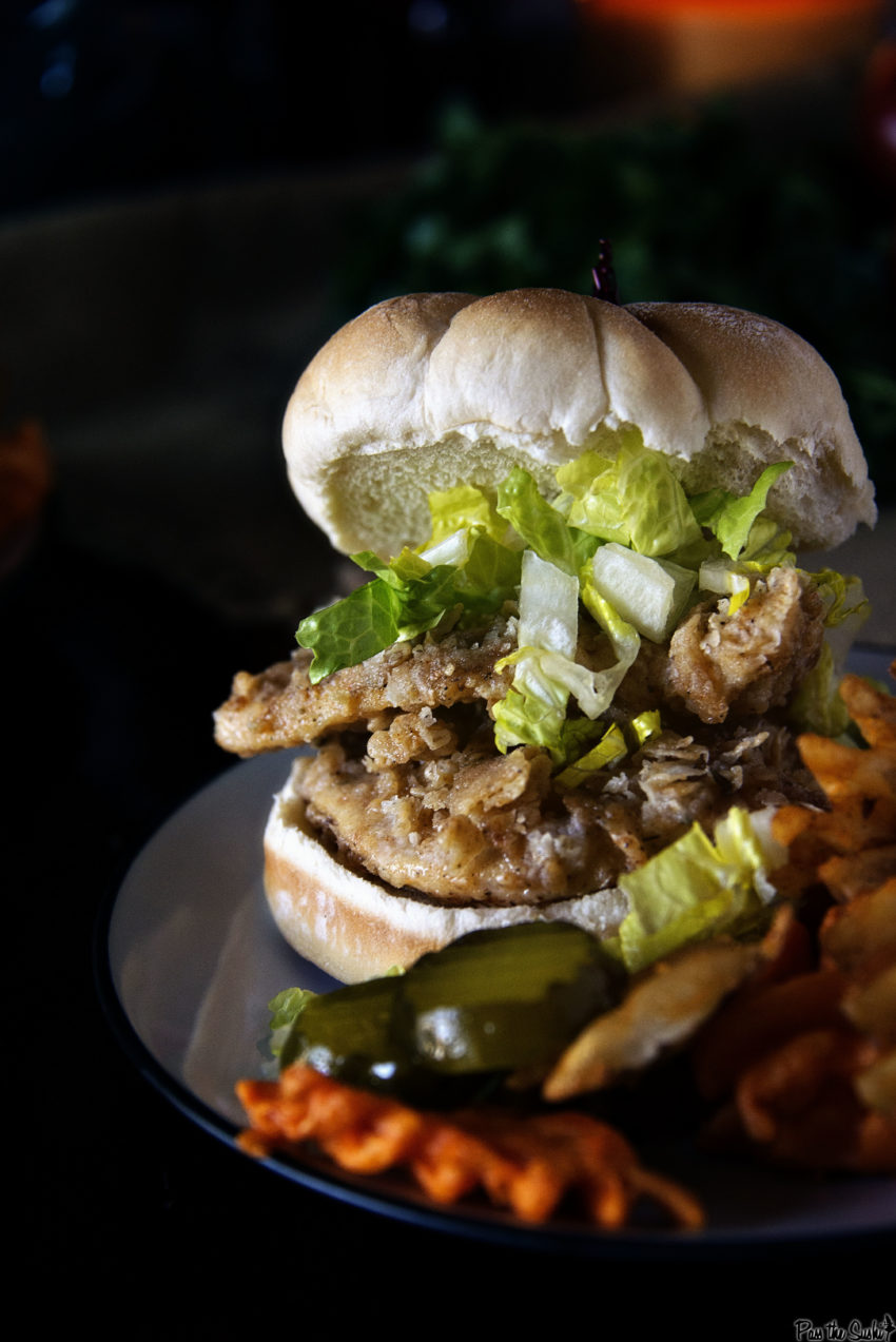 Quick Fried Chicken Sandwiches