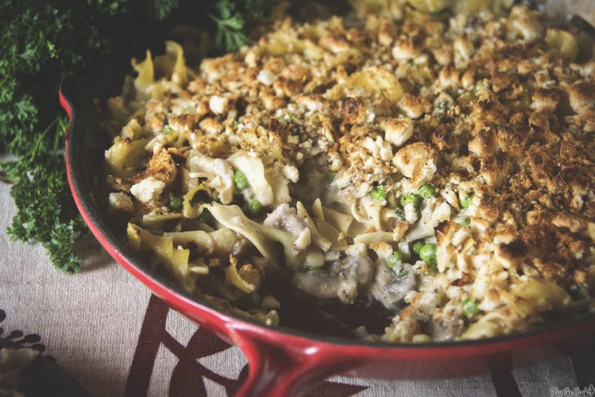 Tuna Noodle Casserole | Kita Roberts GirlCarnivore.com