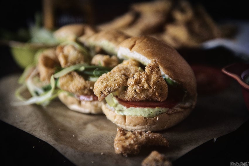 Fried Catfish Po'boys with Spicy Remoulade Sauce | Kita Roberts GirlCarnivore.com