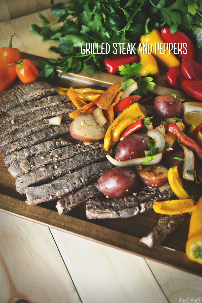 Grilled Steak and Peppers | Kita Roberts GirlCarnivore.com