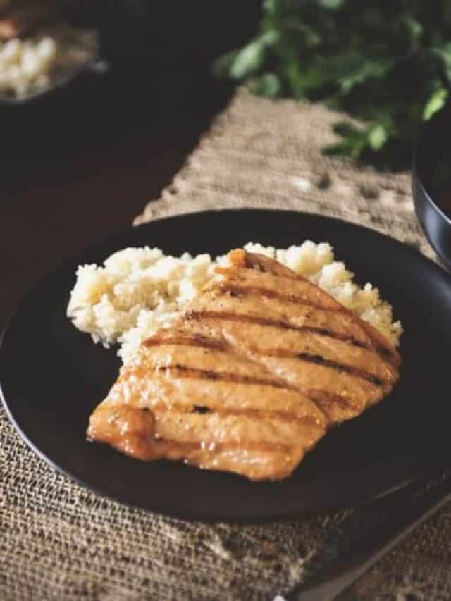 Grilled Salmon with Brown Sugar Mustard Glaze Story Girl Carnivore