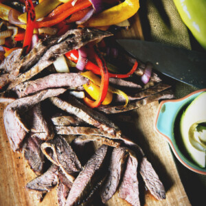 Beer Marinated Steak Fajitas | Kita Roberts GirlCarnivore.com