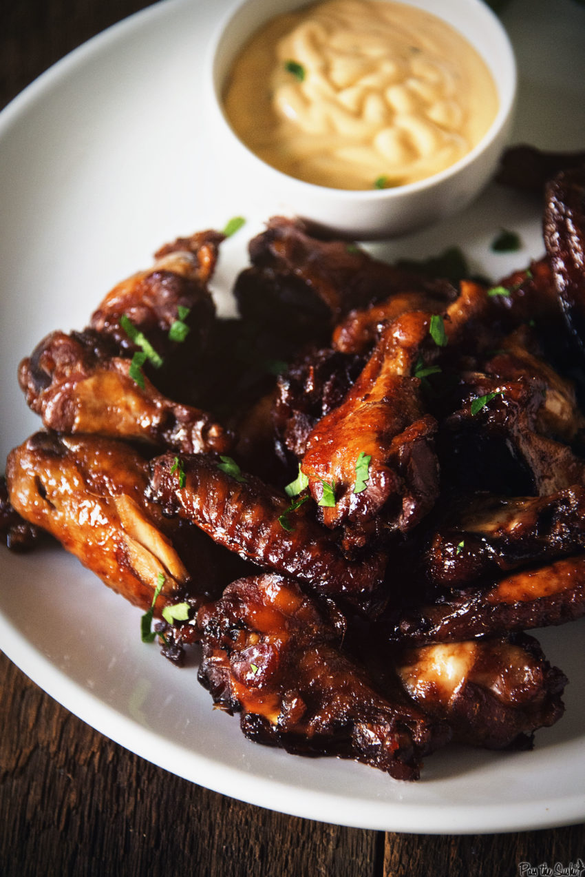 Slow Cooker Sweet Chili Chicken Wings | Kita Roberts GirlCarnivore.com