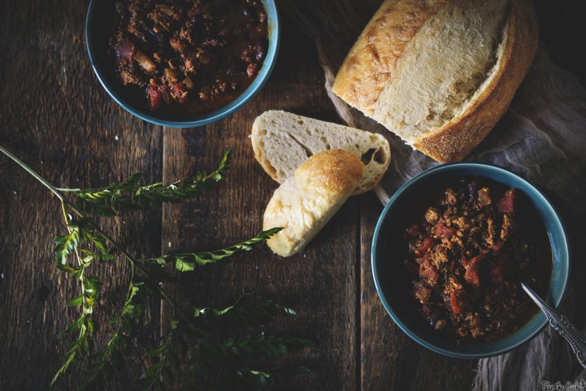 Slow Cooker Turkey Chili | Kita Roberts GirlCarnivore.com