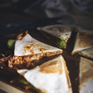 Zesty Ranch BBQ Bacon Chicken Quesadilla | Kita Roberts GirlCarnivore.com