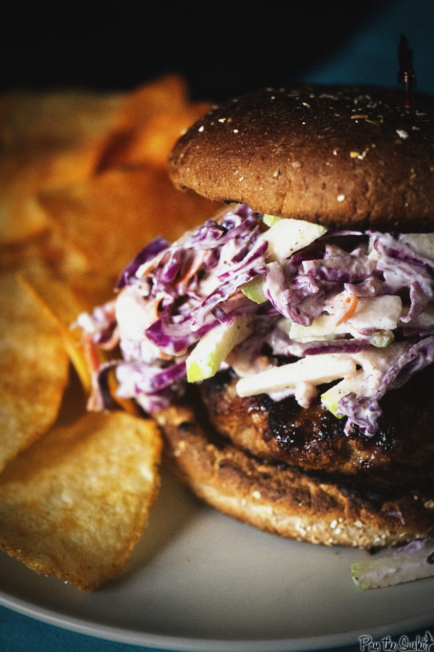 Apple-Brat Burgers for Two | Kita Roberts GirlCarnivore.com