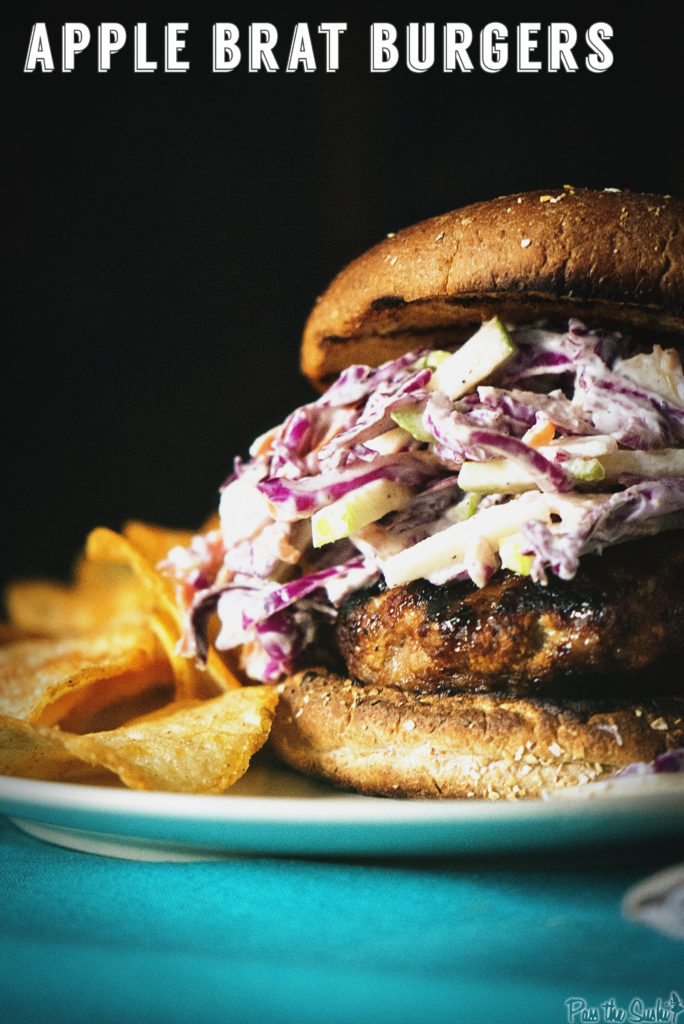This apple coleslaw on top of a turkey/pork bun is the best thing you've tried all day!