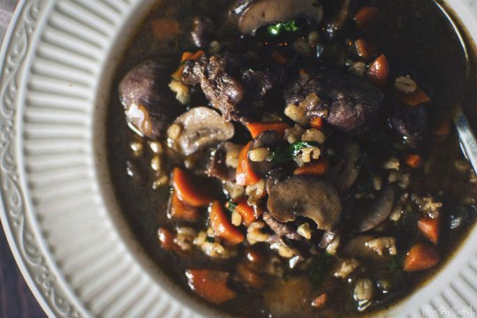 Beef, Barley and all the fixings make this  Soup perfect for a winter's day.