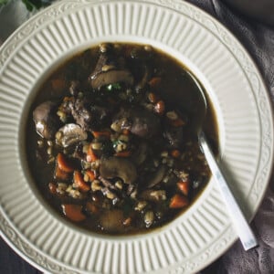 Beef and Barley Soup | Kita Roberts GirlCarnivore.com