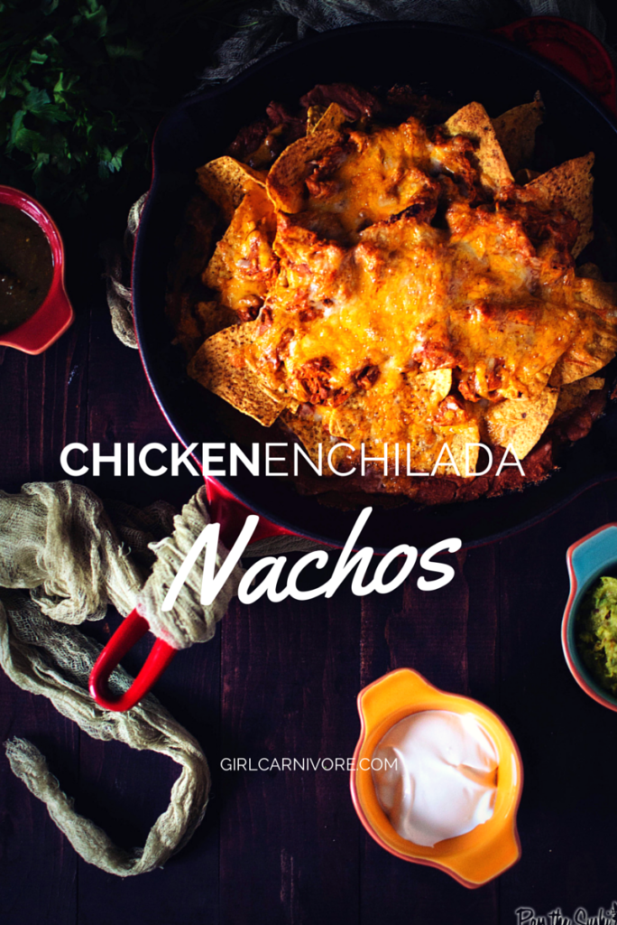 Chicken Enchilada Nachos | Kita Roberts GirlCarnivore