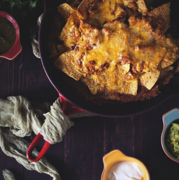 Chicken Enchilada Nachos | Kita Roberts GirlCarnivore