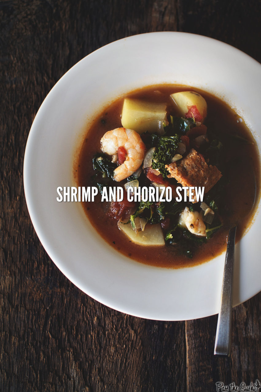 Shrimp and Chorizo Stew | Kita Roberts PassTheSushi.com