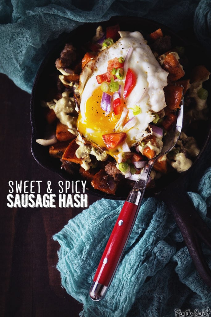 Sweet and Spicy Sausage Hash | Kita Roberts GirlCarnivore.com