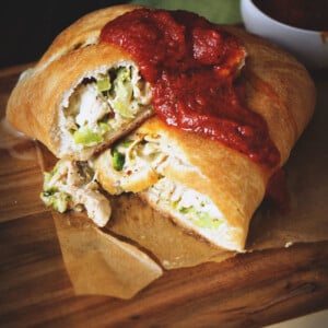 Weeknight Chicken and Broccoli Stromboli | Kita Roberts GirlCarnivore.com