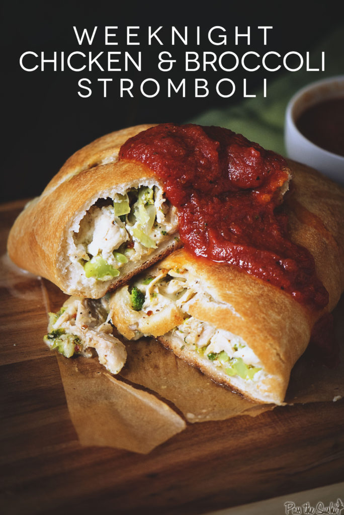 Weeknight Chicken and Broccoli Stromboli | Kita Roberts GirlCarnivore.com