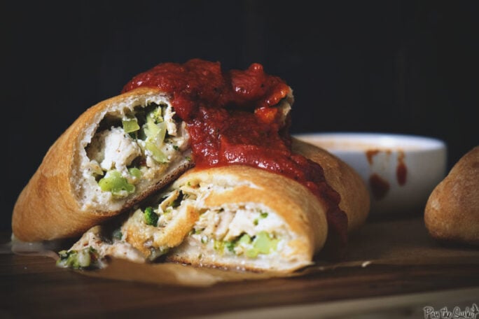 Weeknight Chicken and Broccoli Stromboli | Kita Roberts GirlCarnivore.com