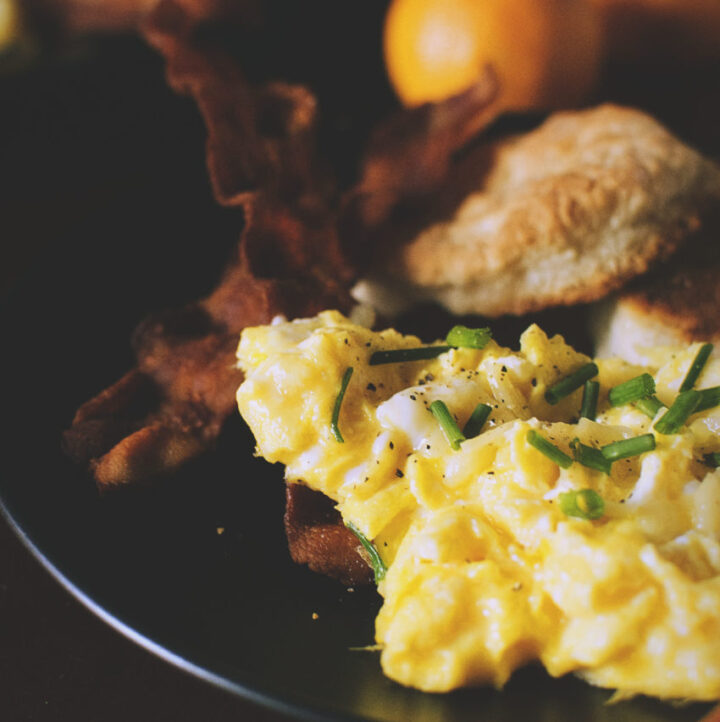 Scrambled Eggs & Bacon Fat Fried Biscuits | Kita Roberts | Girl Carnivore