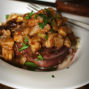 Shrimp Etouffee Stuffed Filet Mignon | Kita Roberts GirlCarnivore.com