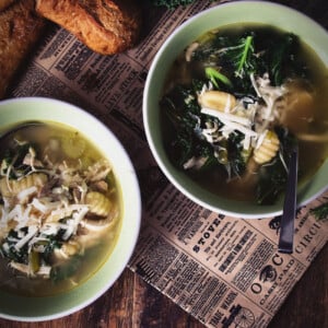 Chicken, Gnocchi and Kale Soup | Kita Roberts GirlCarnivore.com