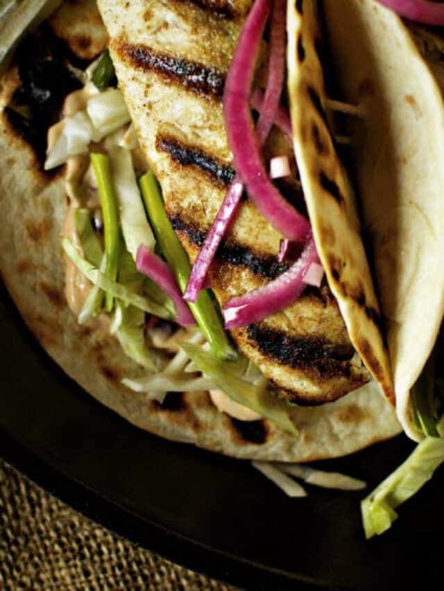Baja Grilled Fish Tacos Story