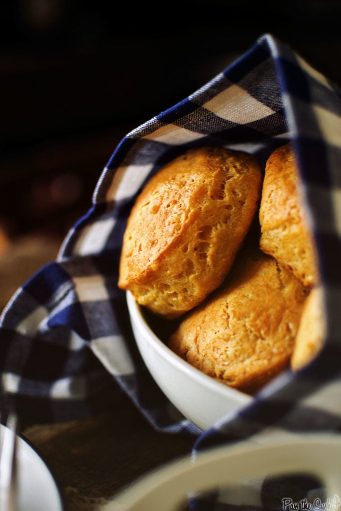 These corn muffins are absolutely perfect. Try one.