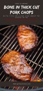 How to smoke bone in thick cut pork chops