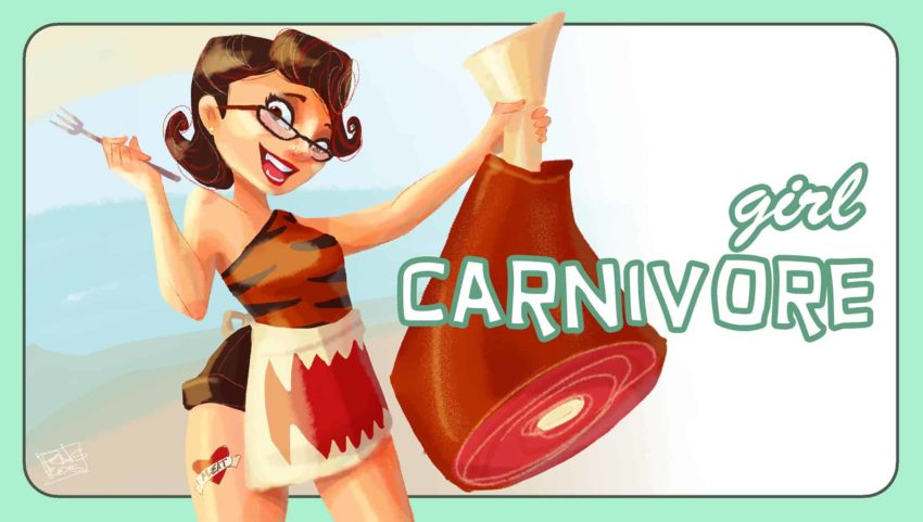 Girl Carnivore Art