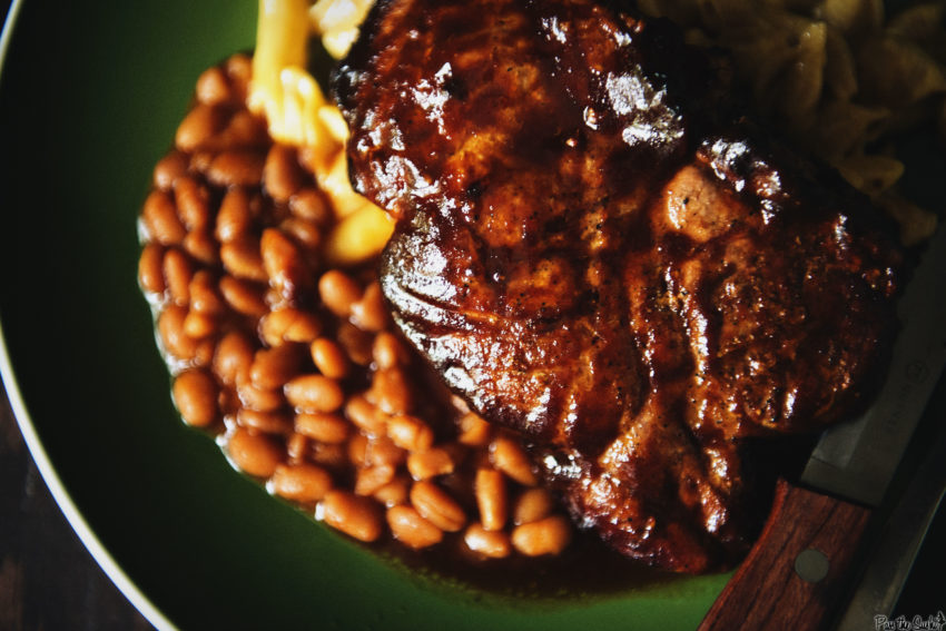 Perfect Smoked Thick Cut Pork Chops | Kita Roberts GirlCarnivore.com