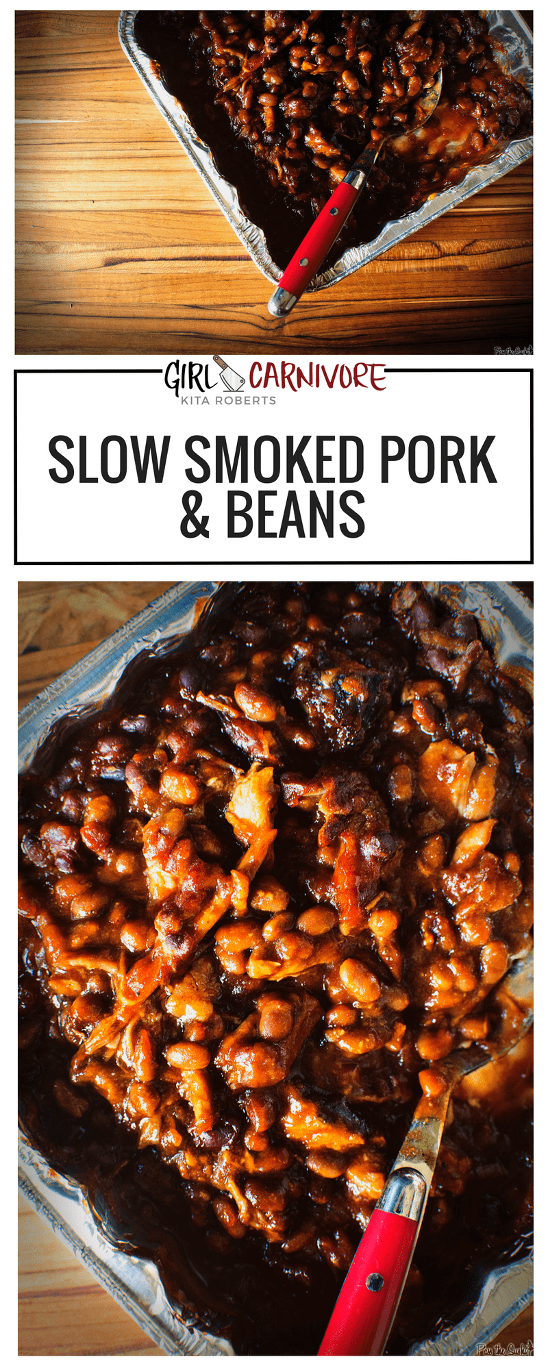 Slow Smoked Pork and Beans