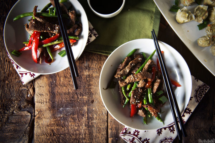 Sesame Steak Stir Fry | Kita Roberts GirlCarnivore.com