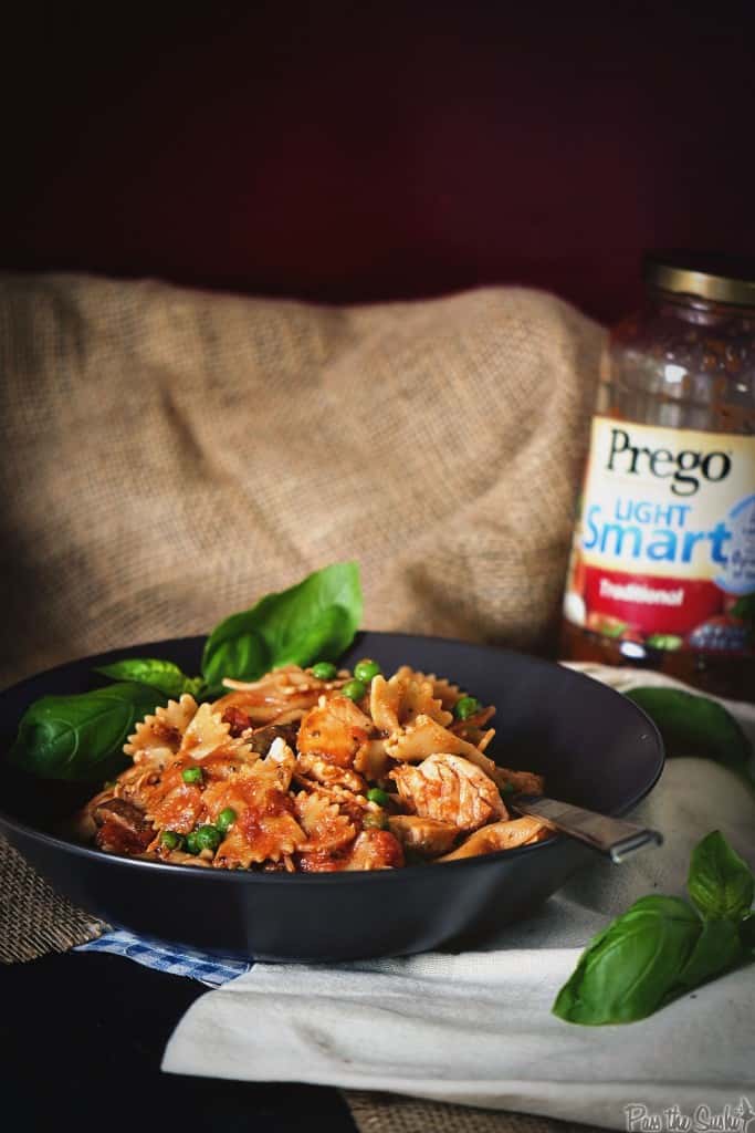 Quick Weeknight Pan Seared Salmon in a Cream Sauce with Pasta