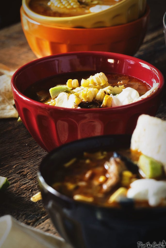 Grilled Chicken Tequila Tortilla Soup | Kita Roberts GirlCarnivore.com