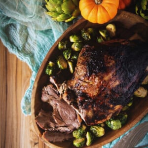 Fried Honey Dijon Leg of Lamb Recipe | Kita Roberts GirlCarnivore.com